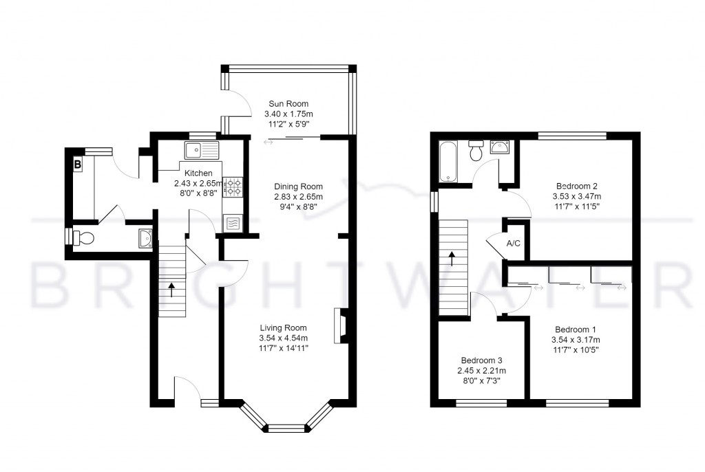 Floorplans For Hightown, Ringwood, Hampshire