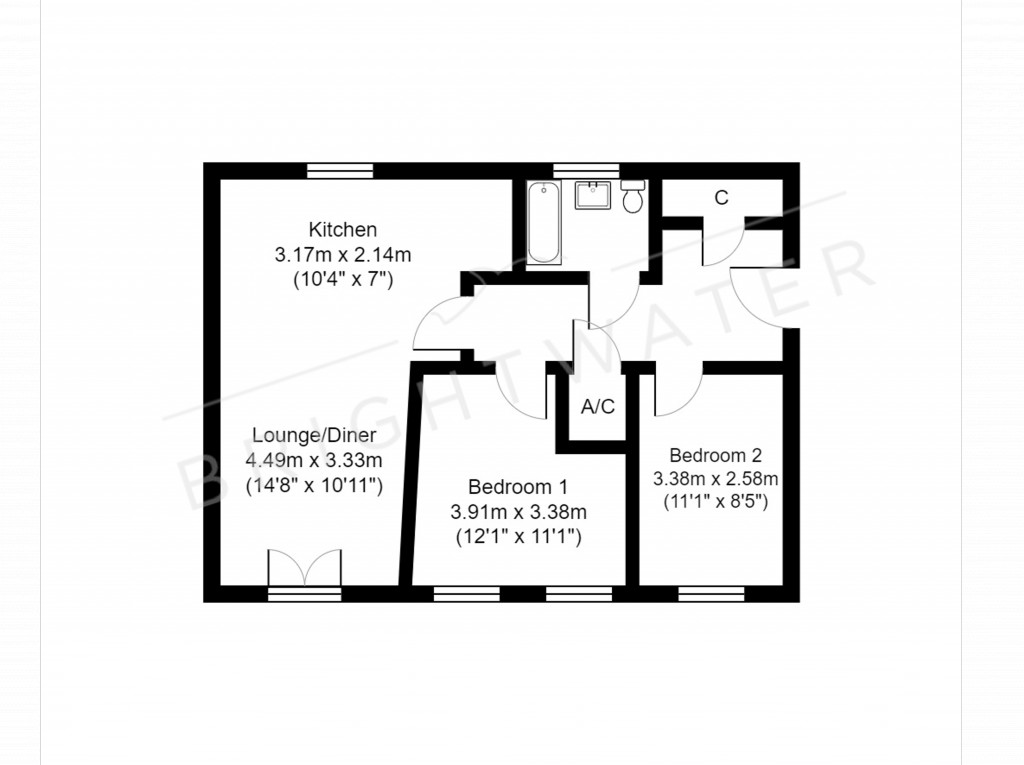 Floorplans For Buzzard Close, Verwood, Dorset