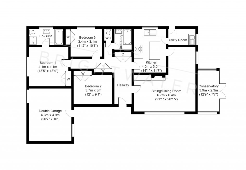 Floorplans For Ringwood, Hampshire