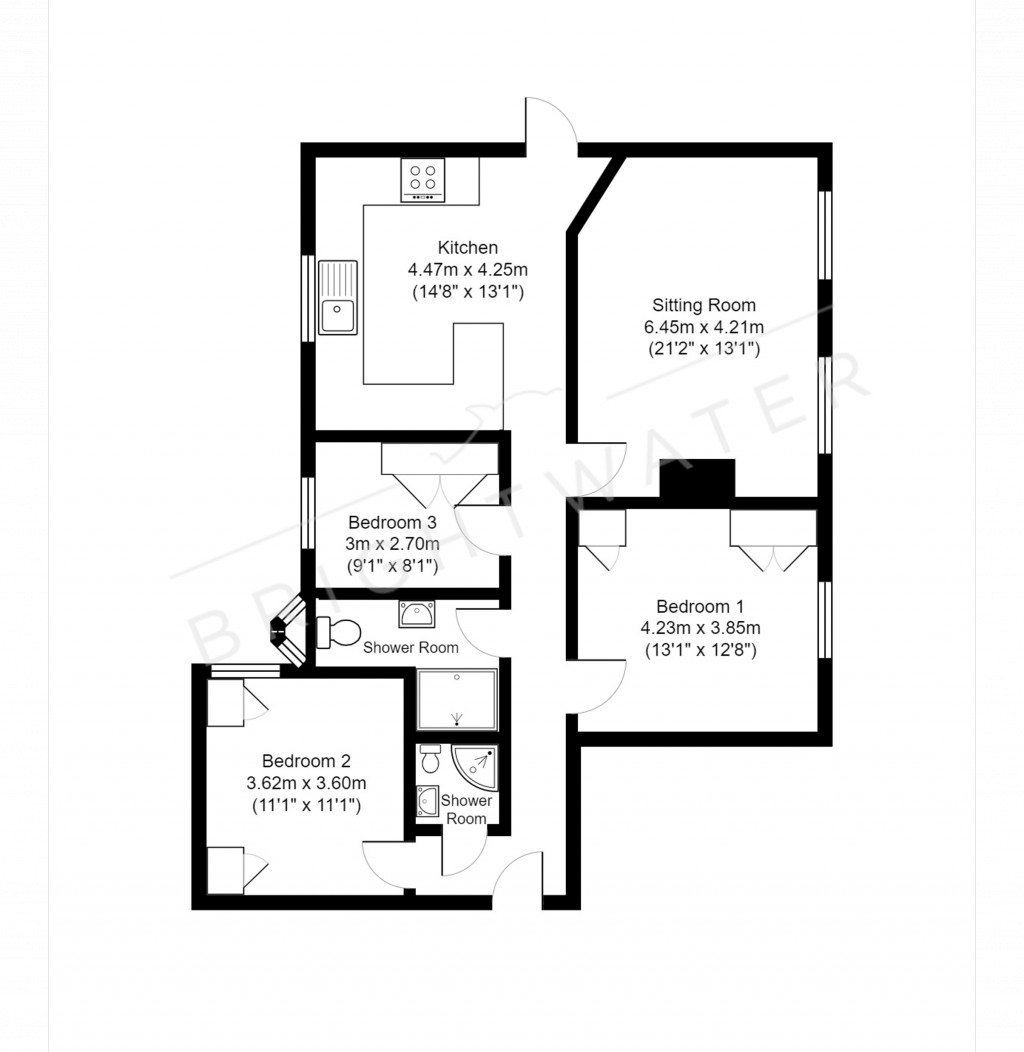 Floorplans For Avon Castle Drive, 47 Avon Castle Drive, Ringwood, Hampshire