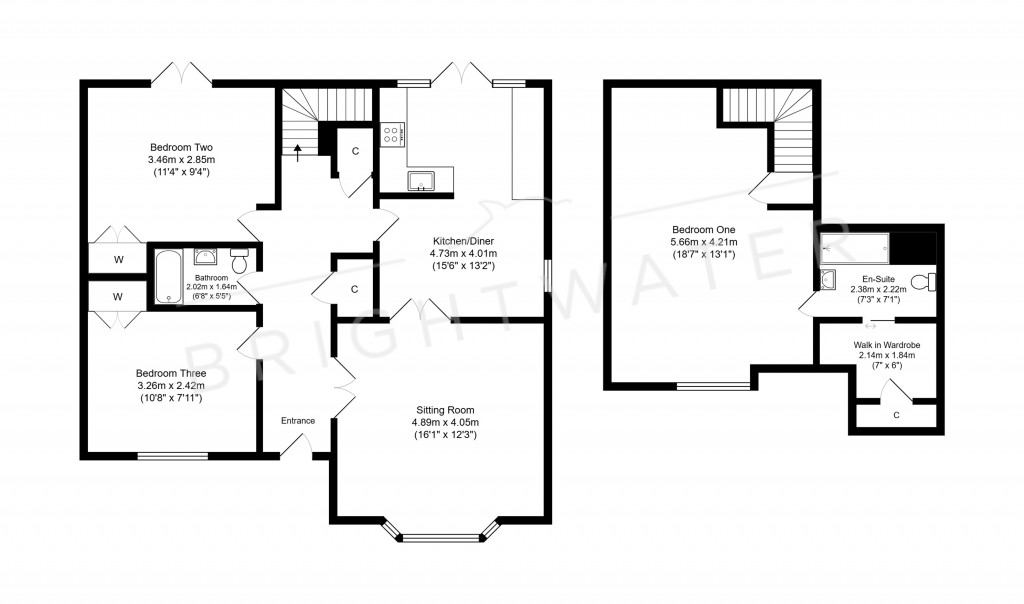 Floorplans For St Leonards, Ringwood, Hampshire