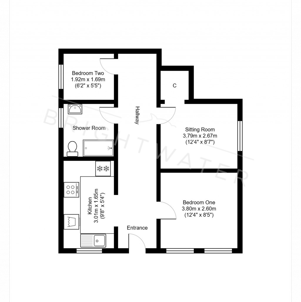 Floorplans For Castle Lane West, Bournemouth, Dorset